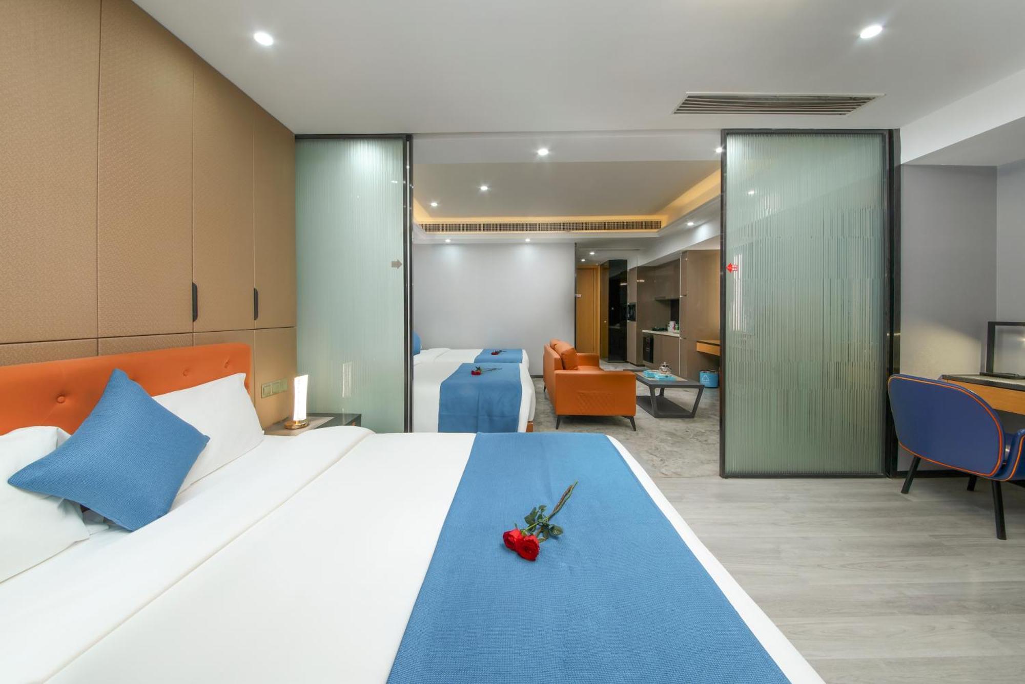 Boman Holiday Apartment Bei Jing lu Jie Deng Du Hui Branch Guangzhou Exterior foto